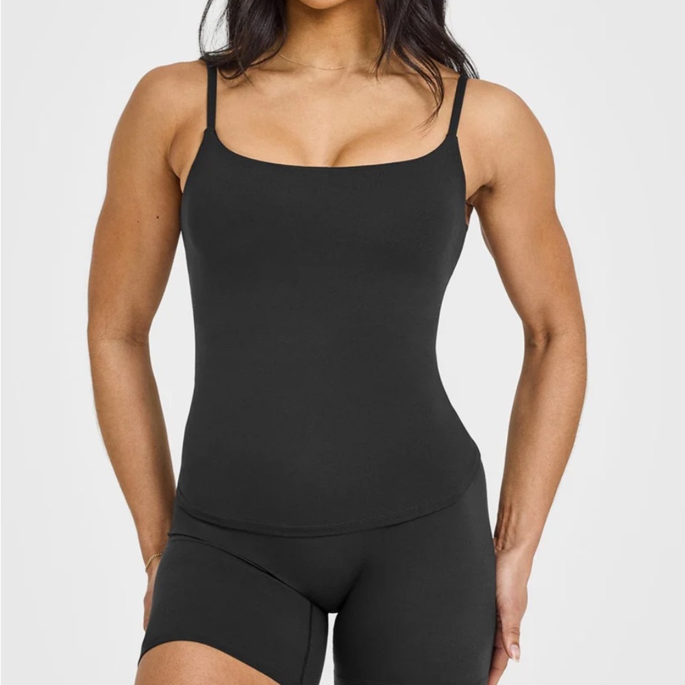 Soft Motion Strappy Vest - Soft Black